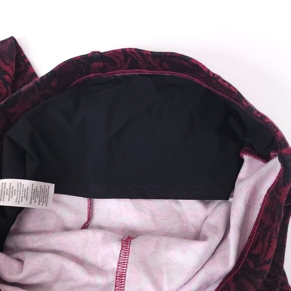 Chicos Fabulously Slimming Leggings Womens Medium Size 1 Floral Tummy Pants - Picture 4 of 9